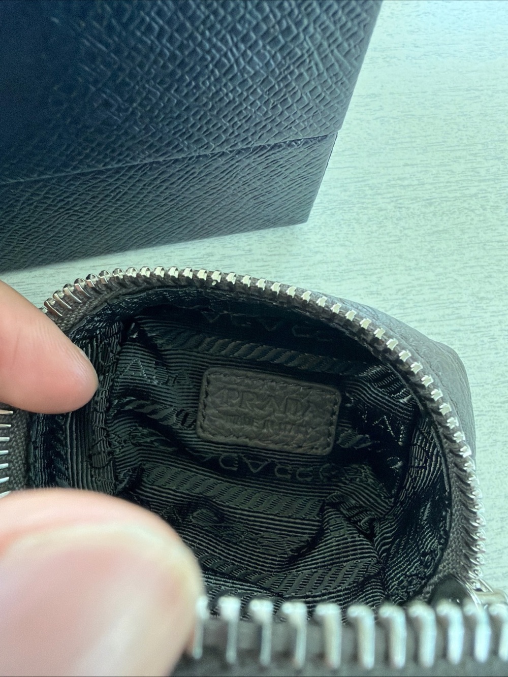 Prada Leather Pouch Bag Charm - Picture 4 of 8